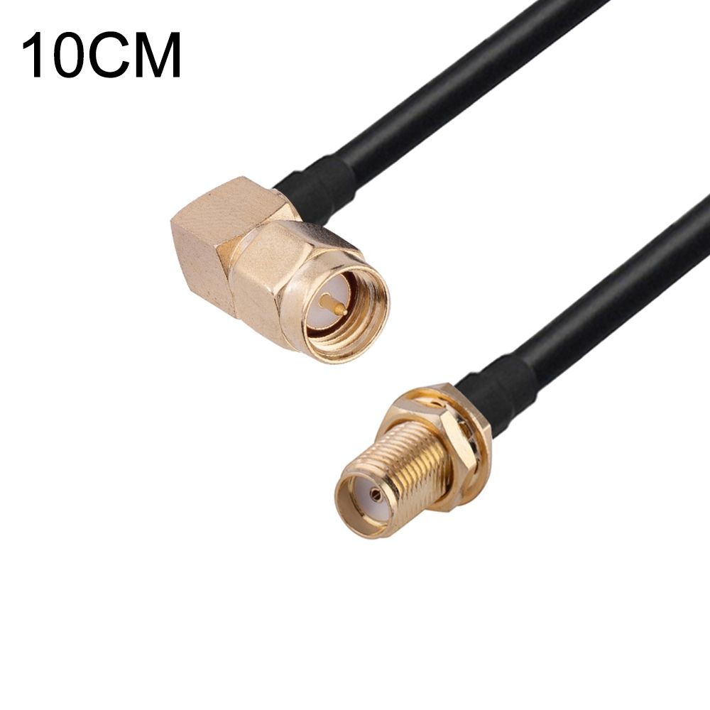 SMA Male Elbow To SMA Female 10cm RG174 Adapter