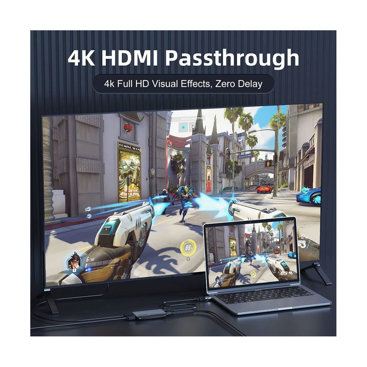 Audio Video Capture Card 1080P 4K 60HZ with Loop Out Capture Card