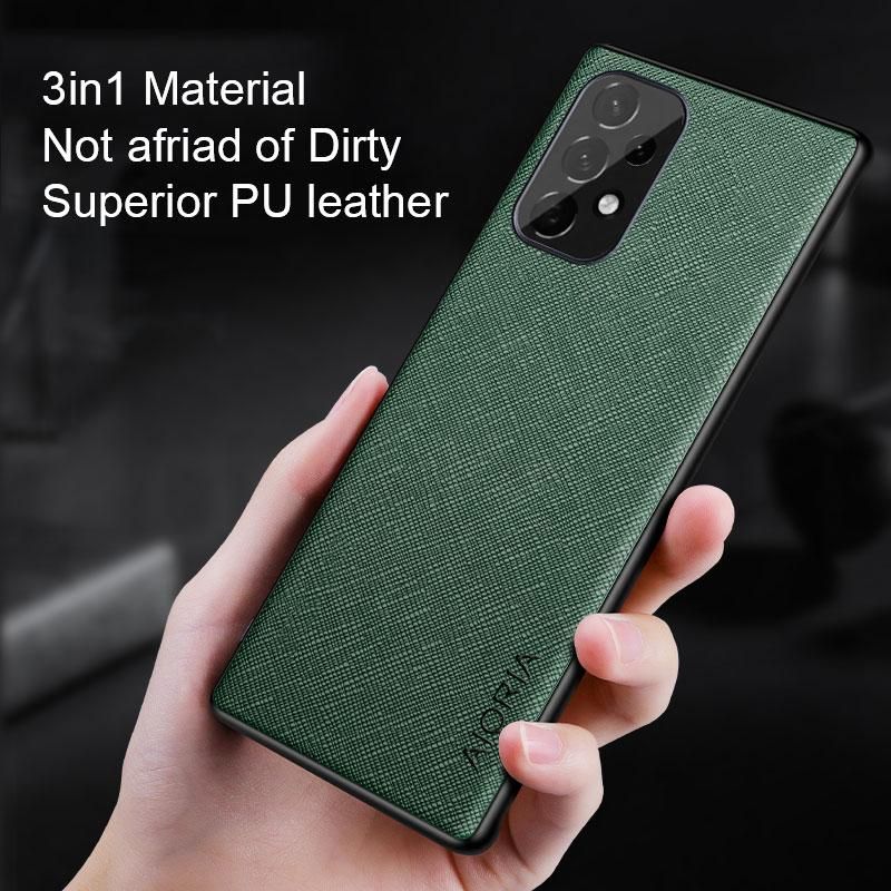 Case for Samsung Galaxy A53 A73 A33 A23 5G Funda cross pattern leather phone cover luxury for Galaxy A53 case coque Capa