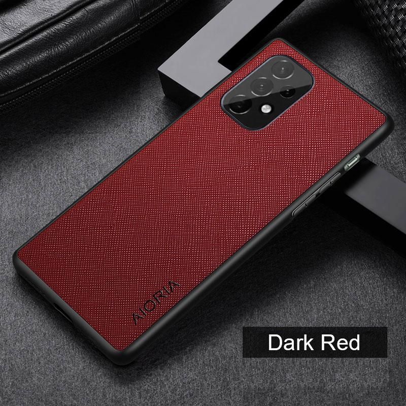 Case for Samsung Galaxy A53 A73 A33 A23 5G Funda cross pattern leather phone cover luxury for Galaxy A53 case coque Capa