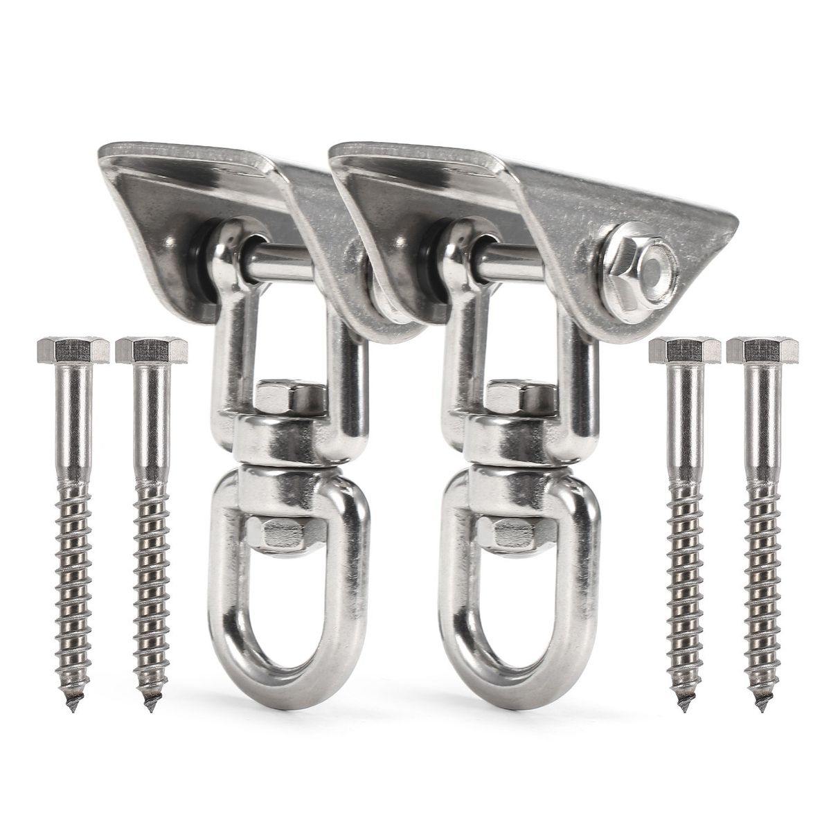 Stainless Steel Hooks 360° Swivel Swing Hanger Double