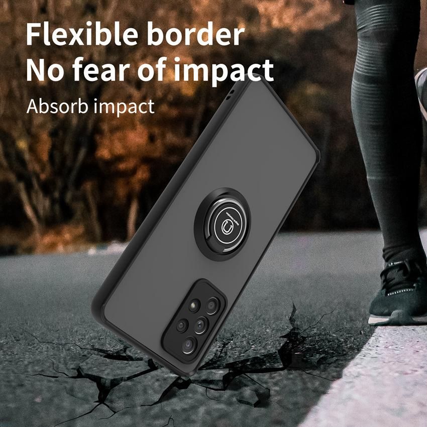 Luxury camera Len protection case coque for Samsung S22 S21 S10 S9 S8 Plus S20 fe A32 A52 A72 A71 note 20 plus ring holder cover