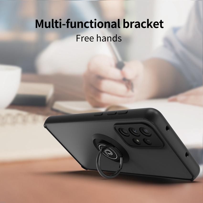 Luxury camera Len protection case coque for Samsung S22 S21 S10 S9 S8 Plus S20 fe A32 A52 A72 A71 note 20 plus ring holder cover