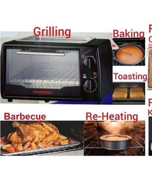 Toasting Oven+Baking+Grilling - 12Ltr