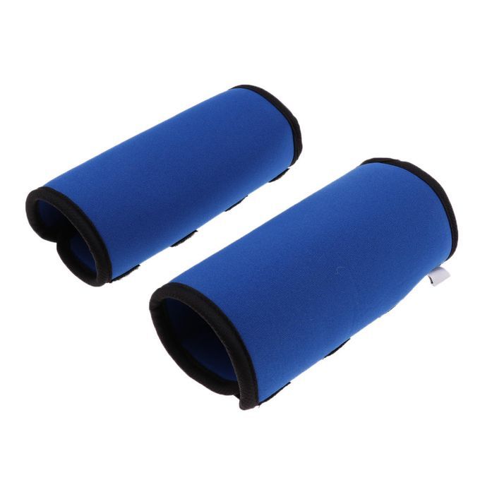 2Pcs Pet Dog Canine Front Rear Leg Brace Paw Compression Wraps Blue L