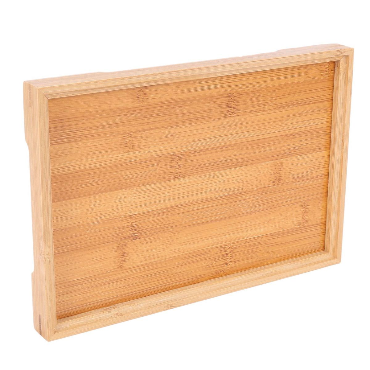 Wooden Serving Tray Kung Fu Tea Cutlery Trays Storage Pallet Fruit Plate Decoration 6 Sizes Japanese Food Bamboo Rectangular 28x19Cm
