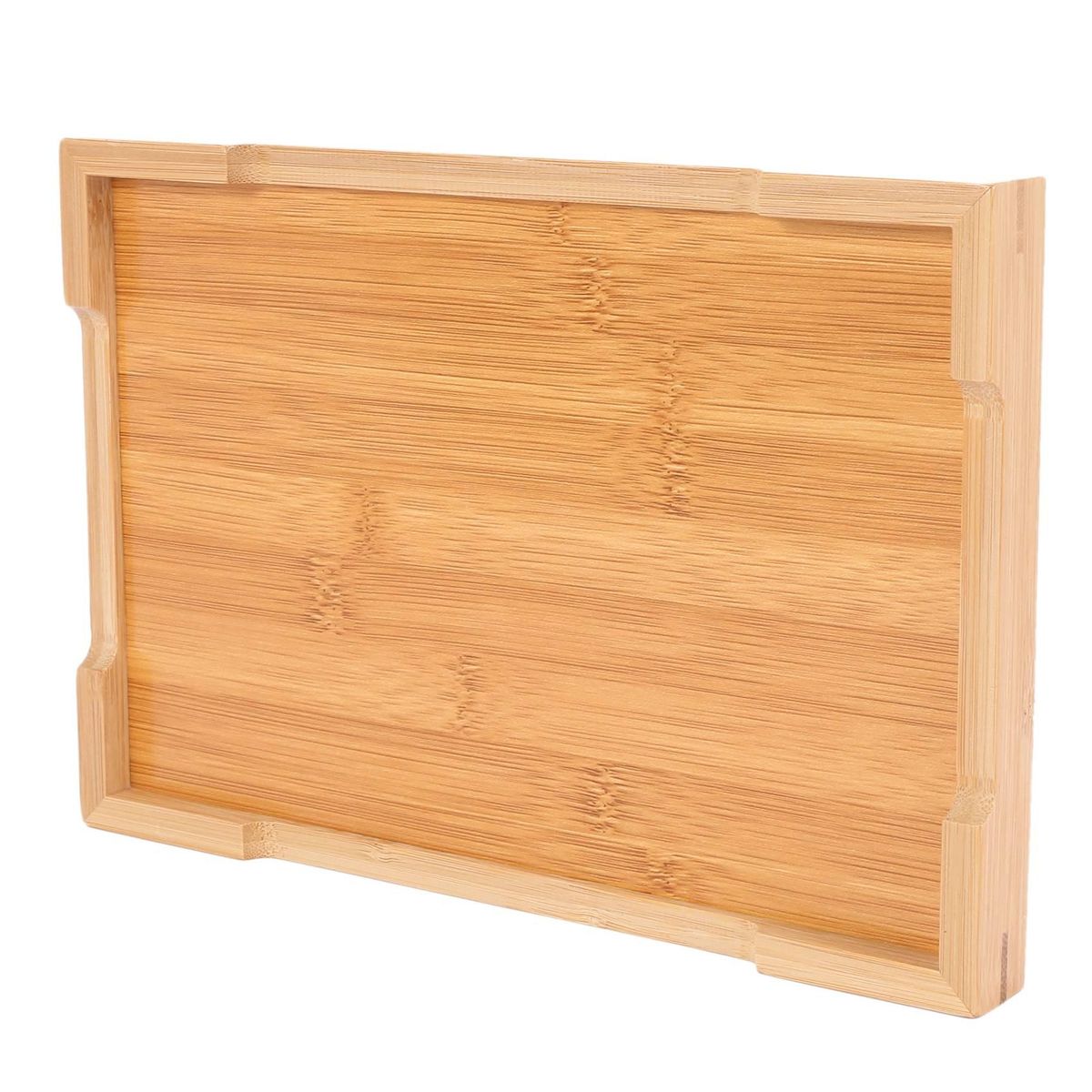 Wooden Serving Tray Kung Fu Tea Cutlery Trays Storage Pallet Fruit Plate Decoration 6 Sizes Japanese Food Bamboo Rectangular 28x19Cm