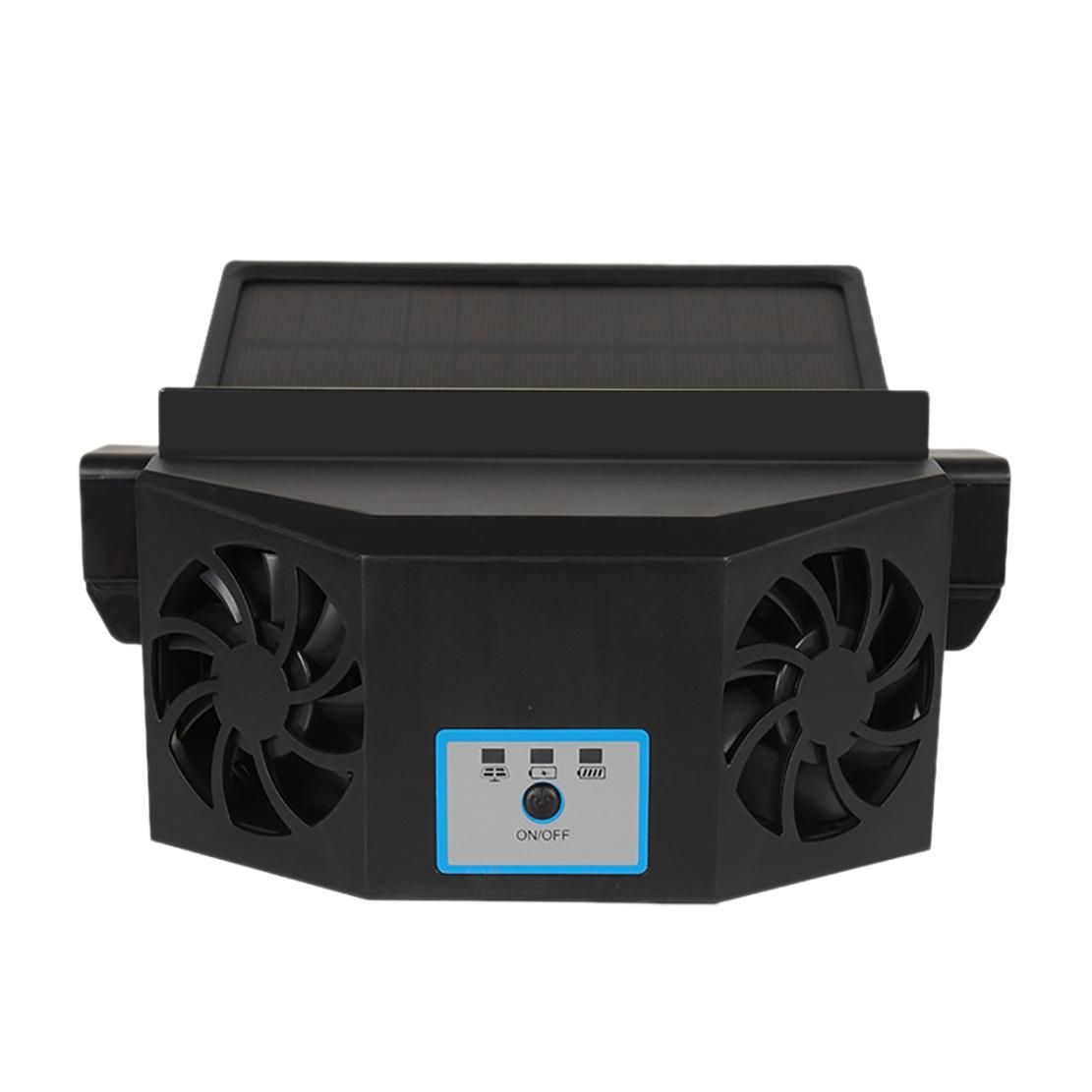 Portable Air Purifiers Solar Powered Car Fan Auto Air Vent