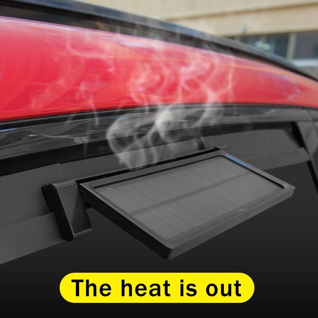 Portable Air Purifiers Solar Powered Car Fan Auto Air Vent
