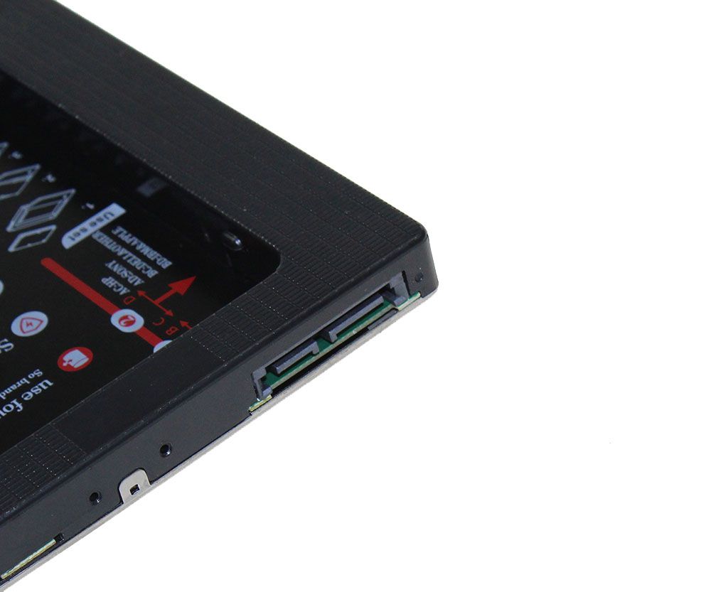 Hard Drive 1TB 2nd HDD Caddy 9.5mm SATA 3.0  SSD Hard Flash Drive Enclosure Case For Notebook CD ROM Optibay