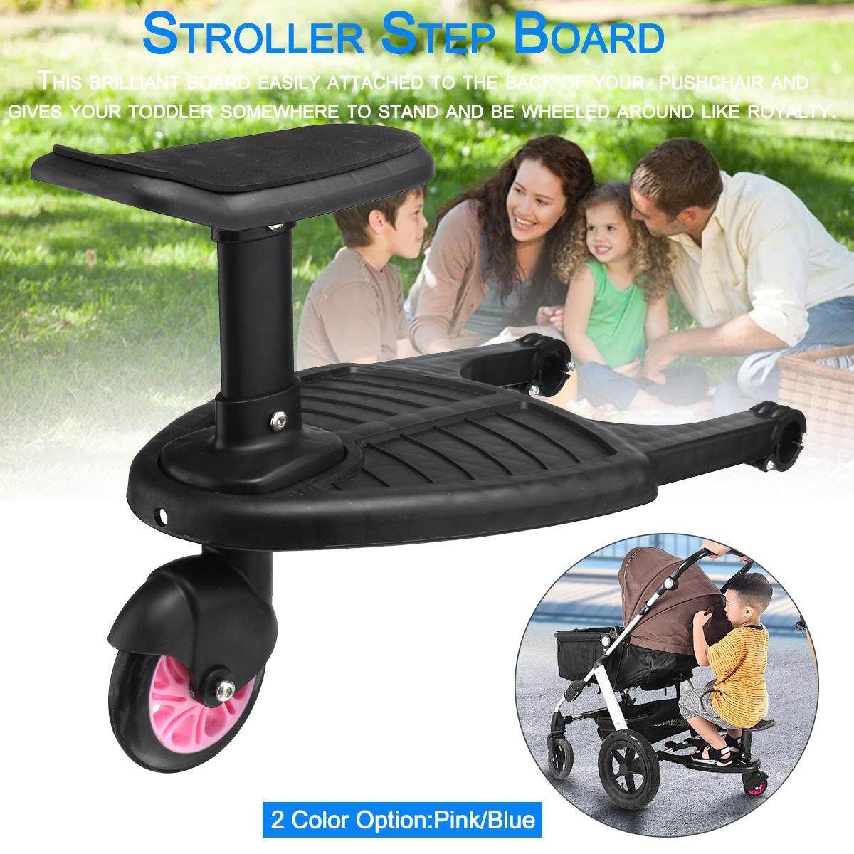 Board Stroller Step Board Stand Connector Toddler/Kids Pink/Blue Pink