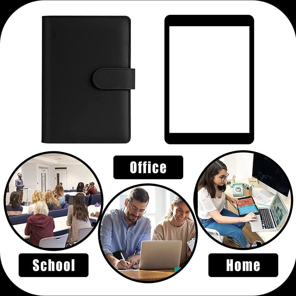 A6 PU Budget Planning Machine, Binder Pockets, Envelope, Personal Cash Budget Envelope System, with Magnetic Closure A