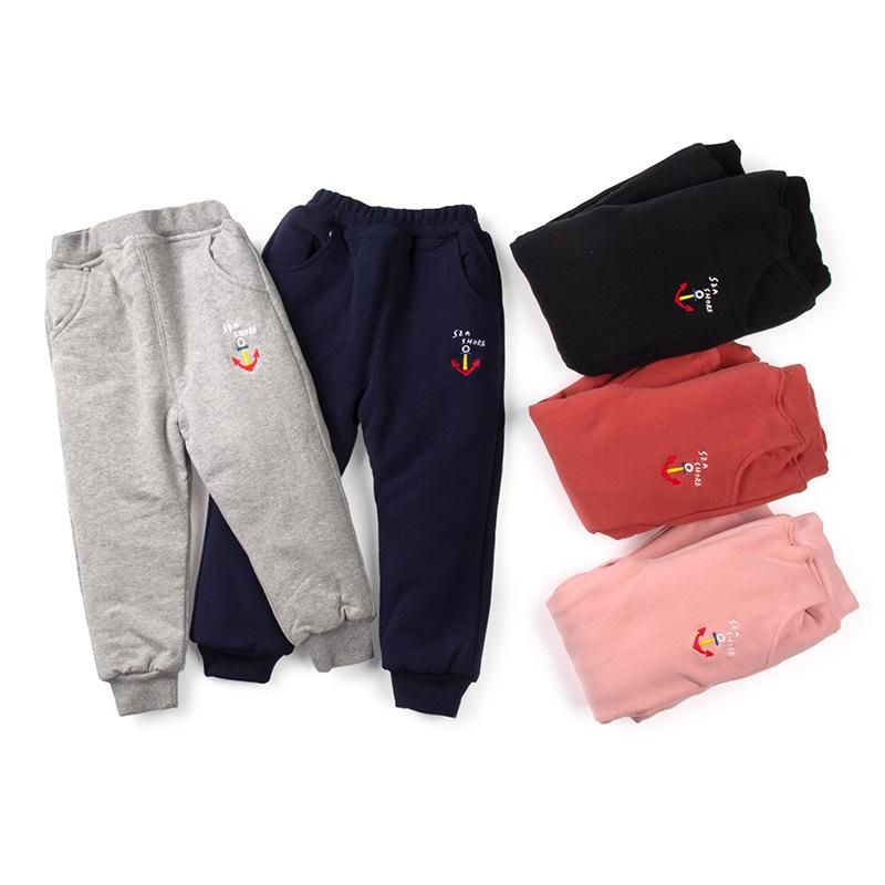 Winter Children Thickened Cotton Pants Boys And Girls Extra Thick Warm-Keeping Pants Baby