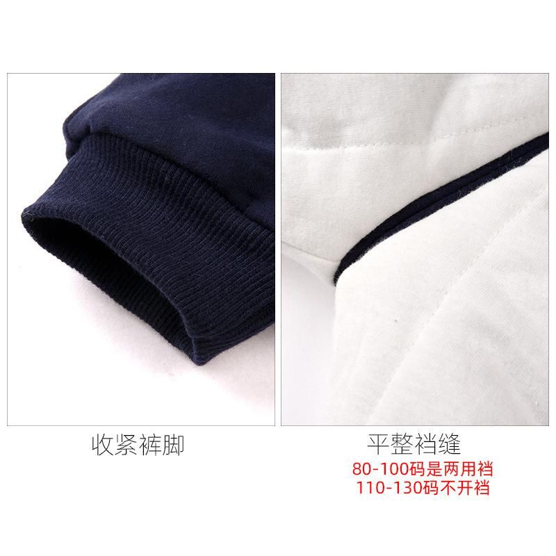 Winter Children Thickened Cotton Pants Boys And Girls Extra Thick Warm-Keeping Pants Baby