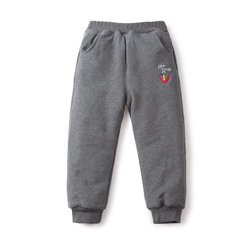 Winter Children Thickened Cotton Pants Boys And Girls Extra Thick Warm-Keeping Pants Baby