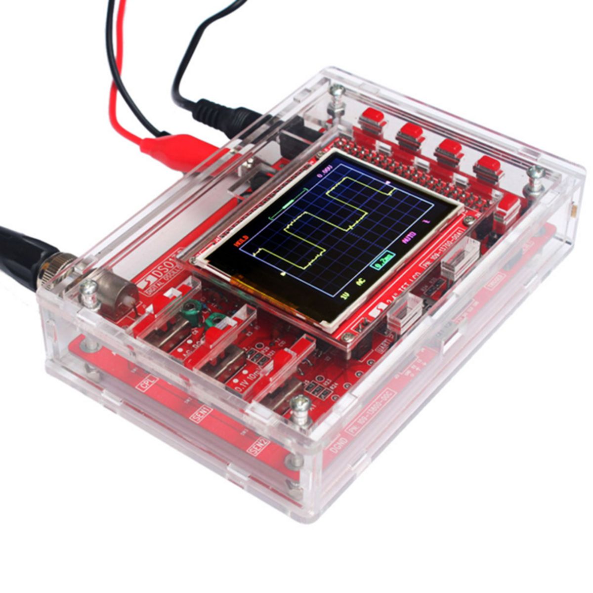 Oscilloscope Kit 2.4 Inch TFT Handheld Pocket-Size Digital