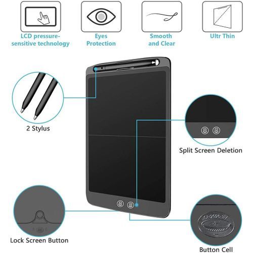 12" LCD Writing Tablet For Home School Office Kids