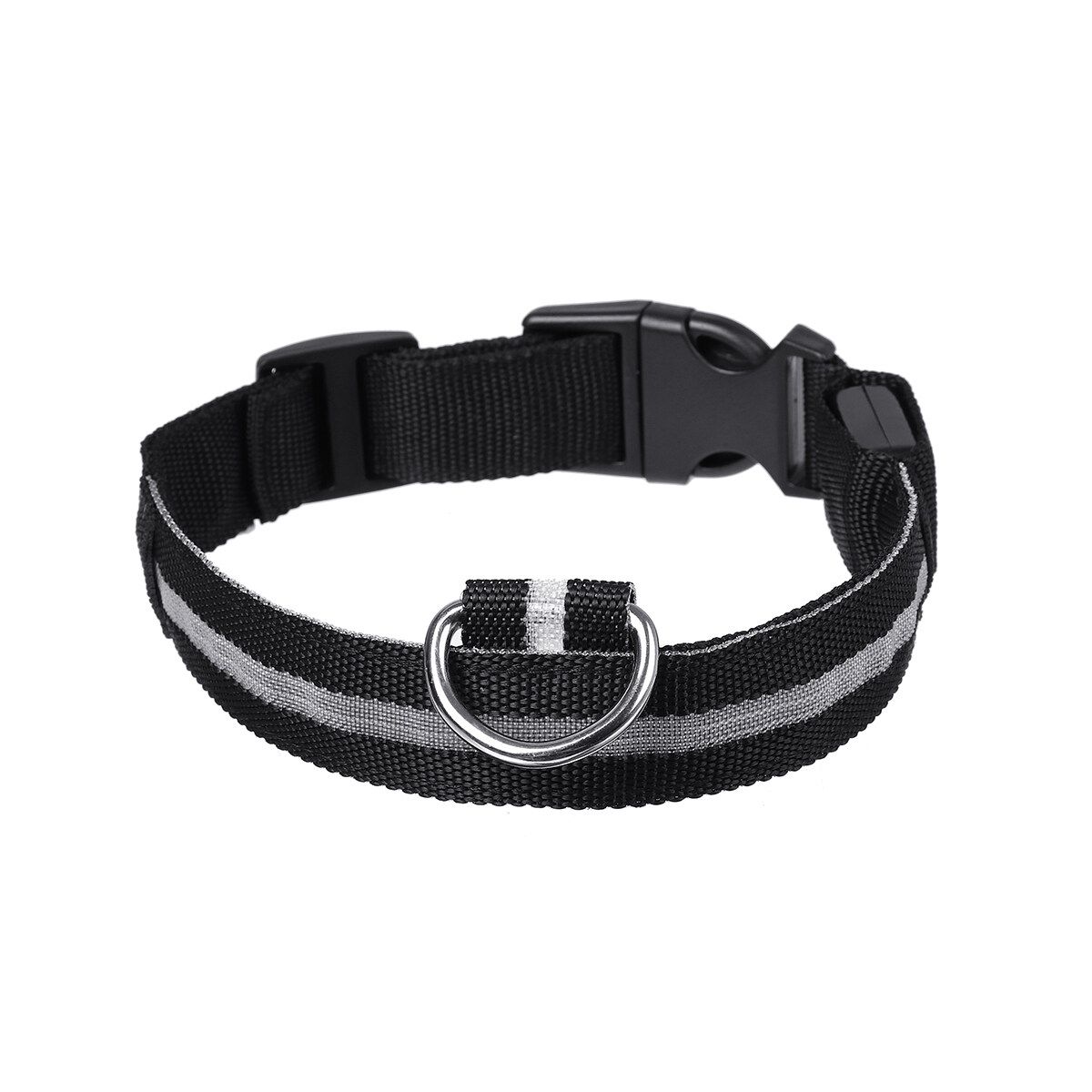 Adjustable LED Dog Pet Light Up Collar Bright Flashing Necklace Strap Safety Colorful