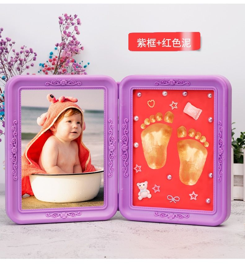 Baby Handprint Footprint Imprint Kit Souvenir Permanent