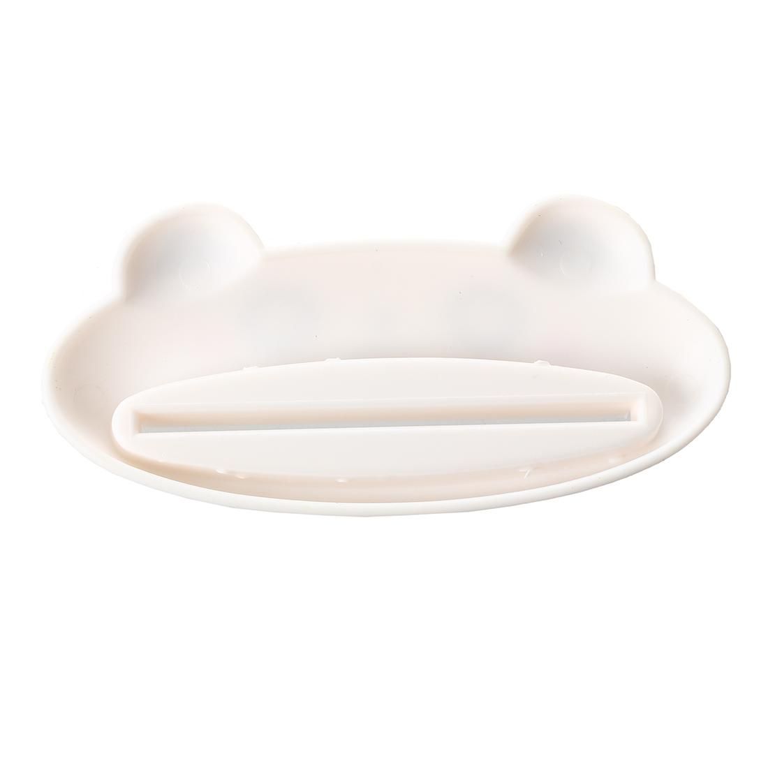2 Pcs Home Multifunctional Bathroom Toothpaste Cream Squeezer, Panda-shape White