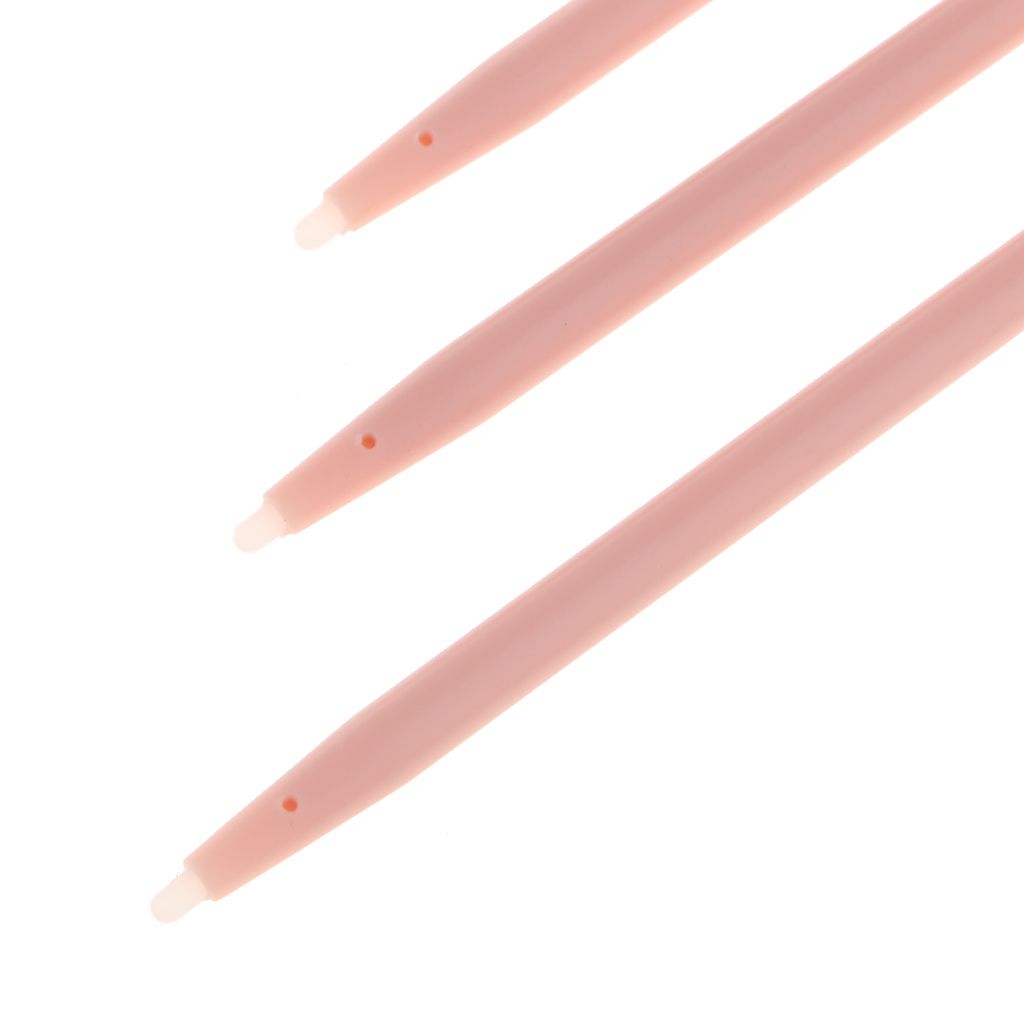 3 Pieces Slot In Touch Stylus Pen Styluse For  2DS Gaming Pink