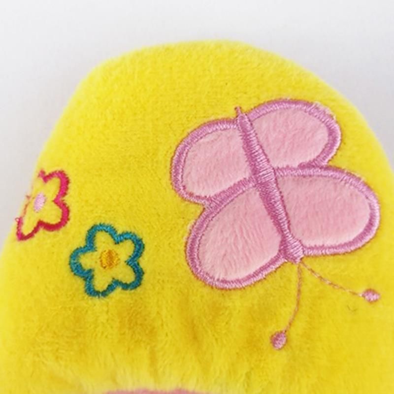 Legendog 1pc Slipper Shape Dog Toy Realistic Flower