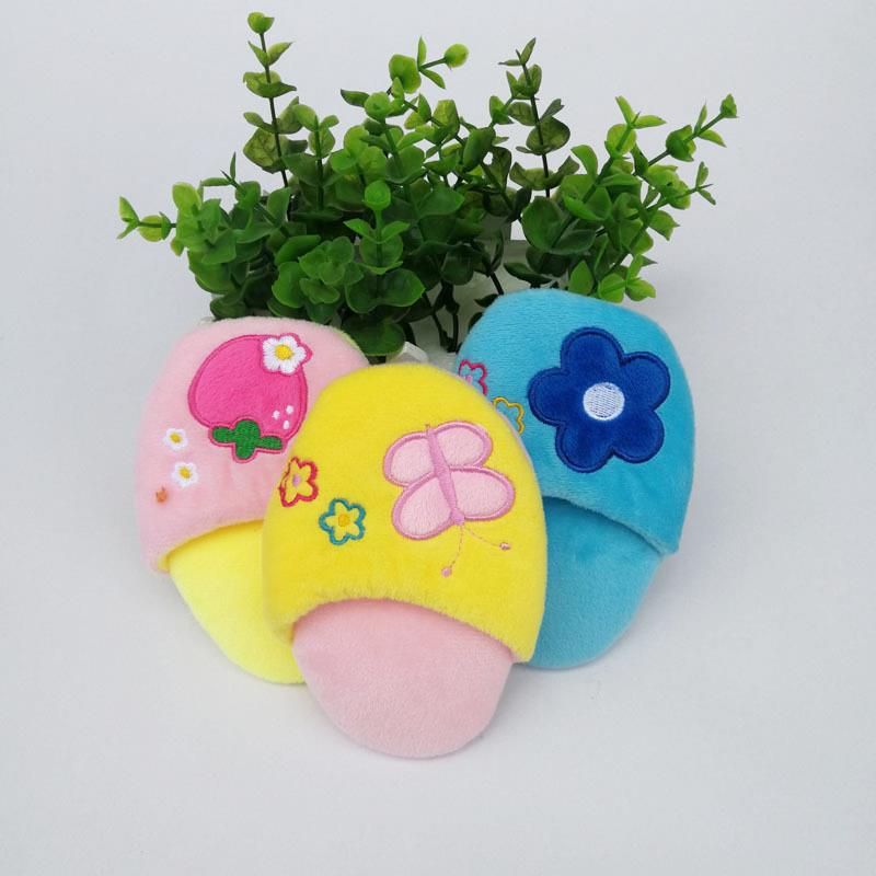 Legendog 1pc Slipper Shape Dog Toy Realistic Flower