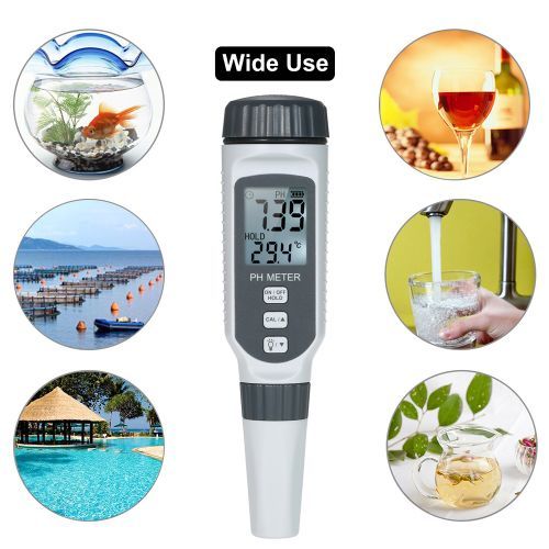 PH Tester Professional PH Water Quality Tester Portable Pen Type PH M