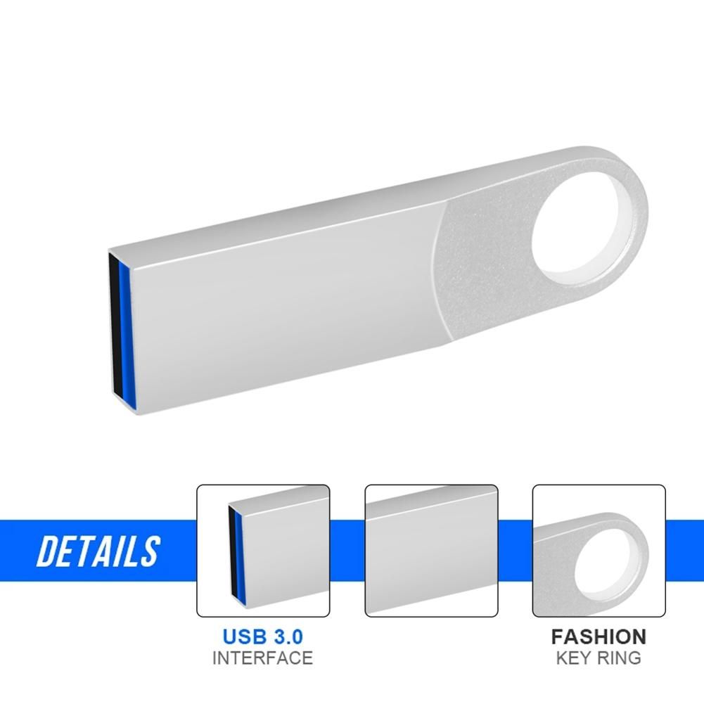 Metal Pendrive USB Flash Drive 64Gb USB 30 Waterproof Cle USB 16 Go Pen Drive 30 Custom Logo Gift USB Key