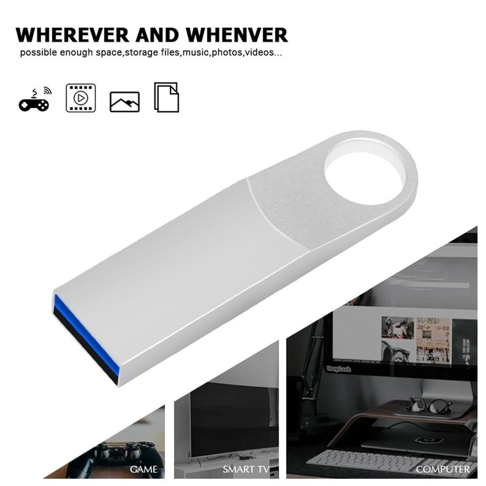 Metal Pendrive USB Flash Drive 64Gb USB 30 Waterproof Cle USB 16 Go Pen Drive 30 Custom Logo Gift USB Key