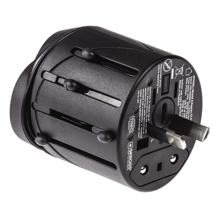 EU + AU + UK + US Plug Travel Universal Adaptor