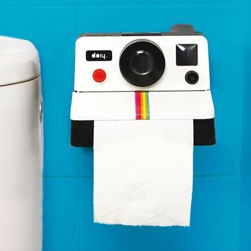 Creative Tissue Box Retro Polaroid Camera Shape Inspired Tissue Boxes Toilet Roll Paper Holder Box Bathroom Retro Decor