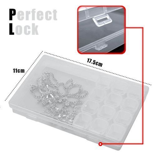 28 Compartments  Box 7 Day  Storage Organizer Container