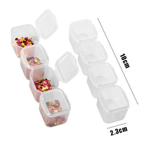 28 Compartments  Box 7 Day  Storage Organizer Container