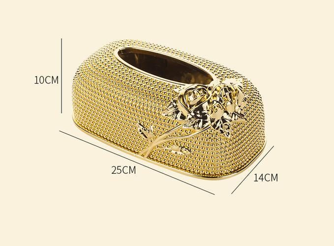 European Style Acrylic Tissue Box Fashion Creative Paper Box KTV Hotel Bar Napkin Container Home Decorations