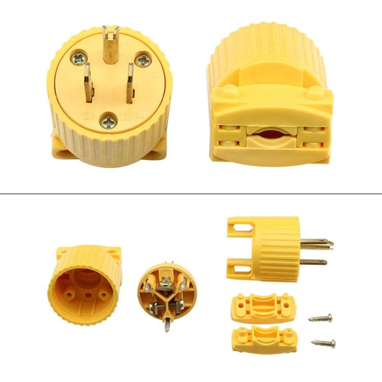 15A Tripolar Power Adapter, US Plug