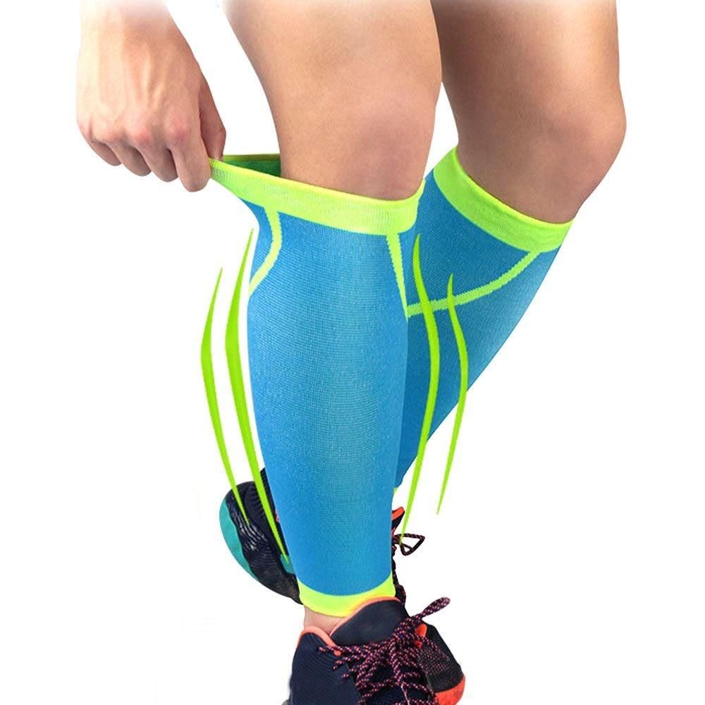 1Pcs Sports Compression Leg Sleeve Calf Support Antiskid Shin Guard Leg Warmers