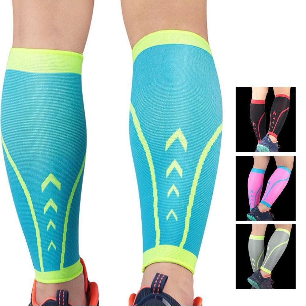 1Pcs Sports Compression Leg Sleeve Calf Support Antiskid Shin Guard Leg Warmers