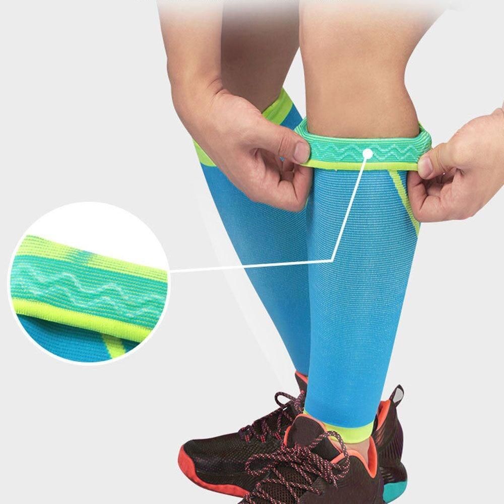 1Pcs Sports Compression Leg Sleeve Calf Support Antiskid Shin Guard Leg Warmers