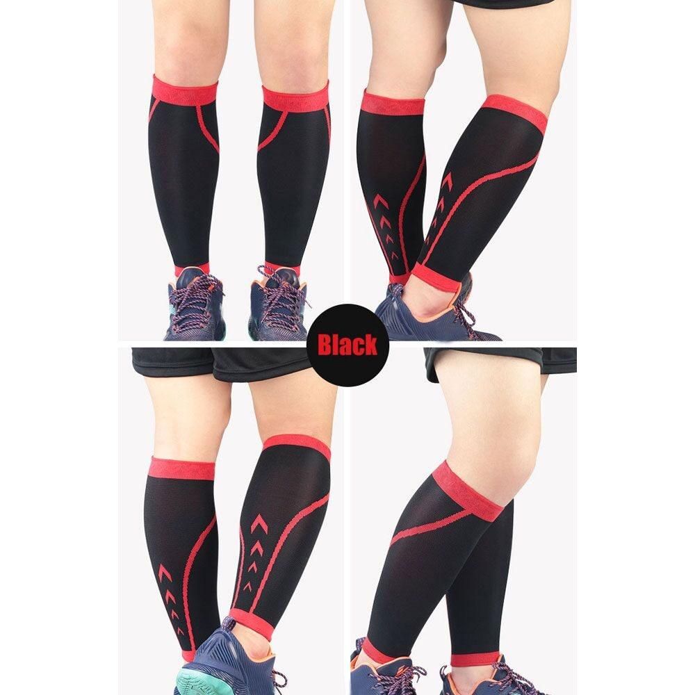 1Pcs Sports Compression Leg Sleeve Calf Support Antiskid Shin Guard Leg Warmers