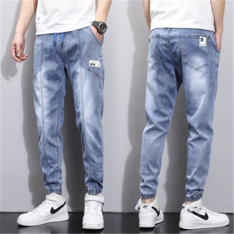 Corset Jeans Men's Casual Overalls Loose And Versatile Harem Pants