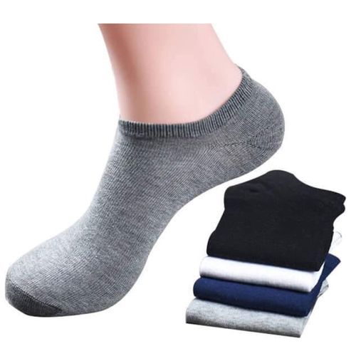 8 Pairs-In-1 Men's Ankle Socks -Grey,Black,White,NavyBlue