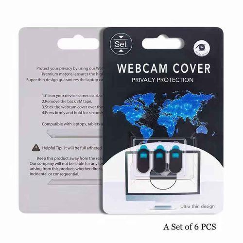 6 PCS Of Webcam Cover / Blocker For Laptop And Tablet
