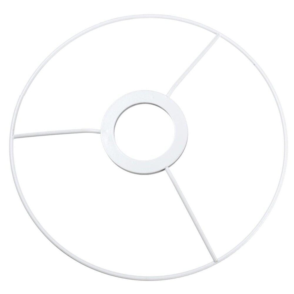 5 X E27 Circular Lampshade Frame Ring Set Lamp Light Shade DIY Kit 20cm Dia