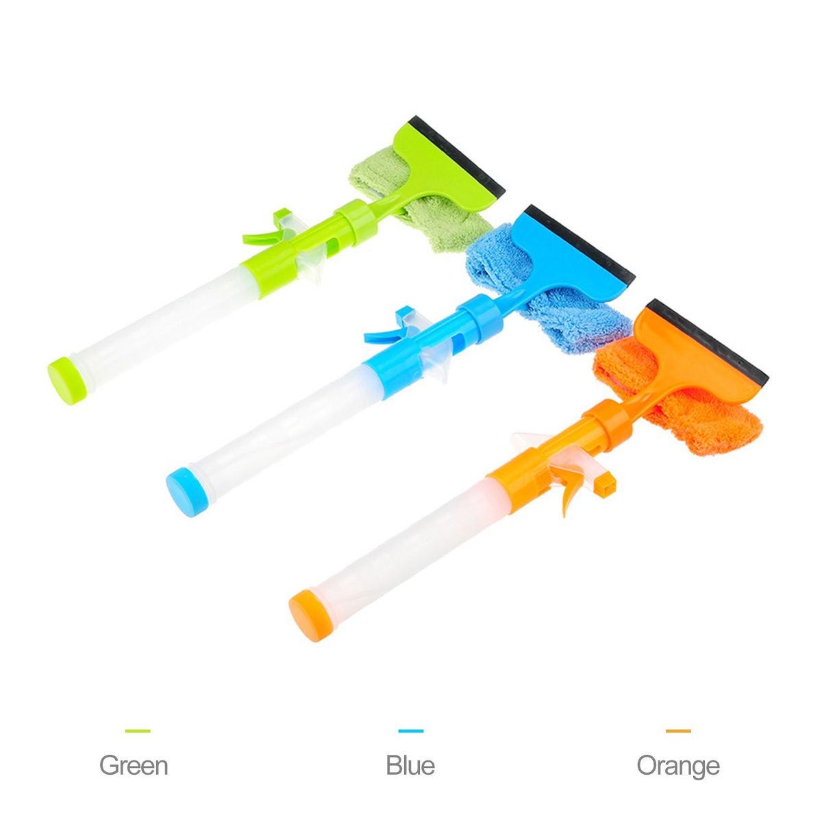 Window Squeegee Multi-Purpose Window Scrubber Double Sided