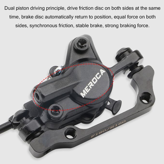 Bicycle Brake Hydraulic Disc Brake  Bicycle Oil Brake Mountain Bike Brake Front Rear Bike Caliper Clamp Bike Parts