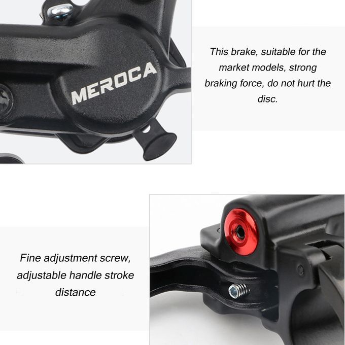 Bicycle Brake Hydraulic Disc Brake  Bicycle Oil Brake Mountain Bike Brake Front Rear Bike Caliper Clamp Bike Parts