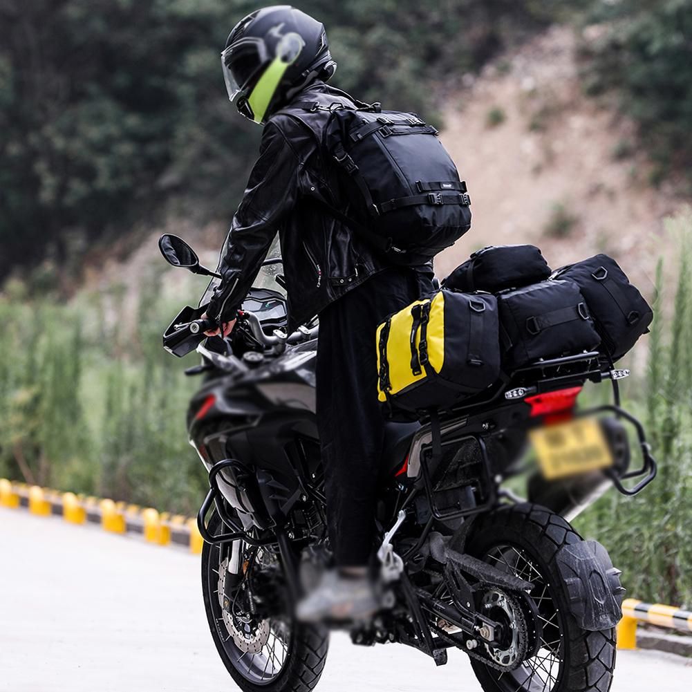 Large Capacity Motorcycle Bag Waterproof Luggage Pack Multi-Function Motorbike Saddle Rack Trunk Luggage Bags