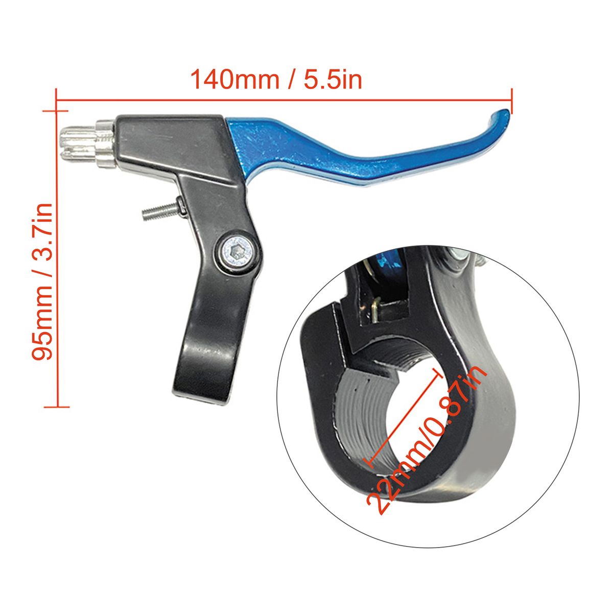 2pcs Bicycle Brake Lever Aluminium Alloy Road Bike V Brake