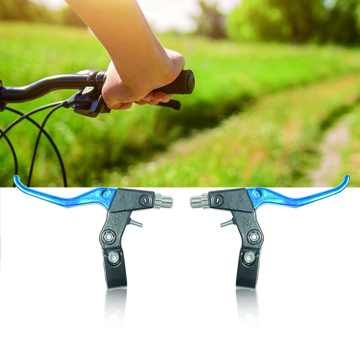 2pcs Bicycle Brake Lever Aluminium Alloy Road Bike V Brake
